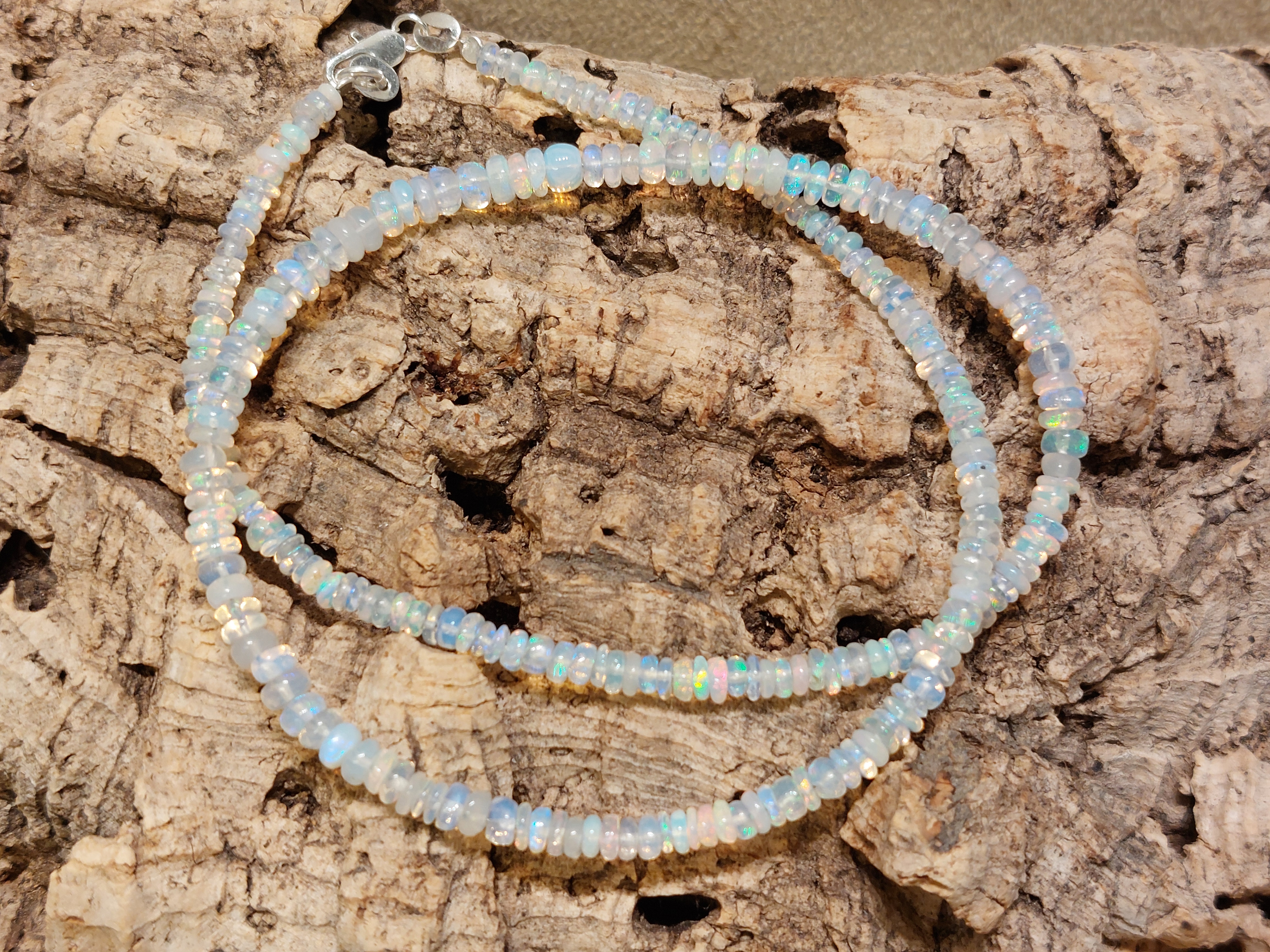Ethiopisch of welo opaal ketting