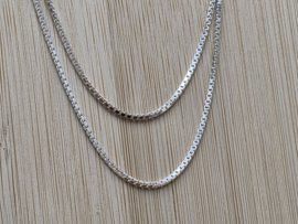 Zilveren ketting 50 cm