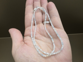 Morganiet ketting facet geslepen