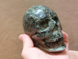 Turkoois human skull