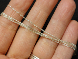 Zilveren ketting 90 cm