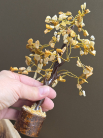 Gele aventurijn edelsteenboom