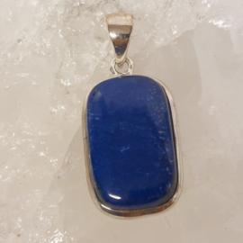 Lapis lazuli hanger in zilver