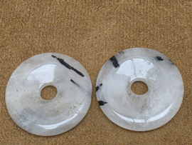 Toermalijn in kwarts donut