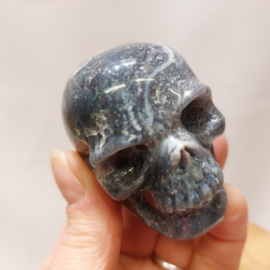 Druif agaat of grape agaat human skull