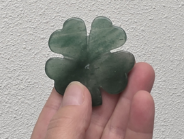 Groene aventurijn klavertje vier