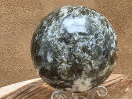 Groene mica bol 7.5cm
