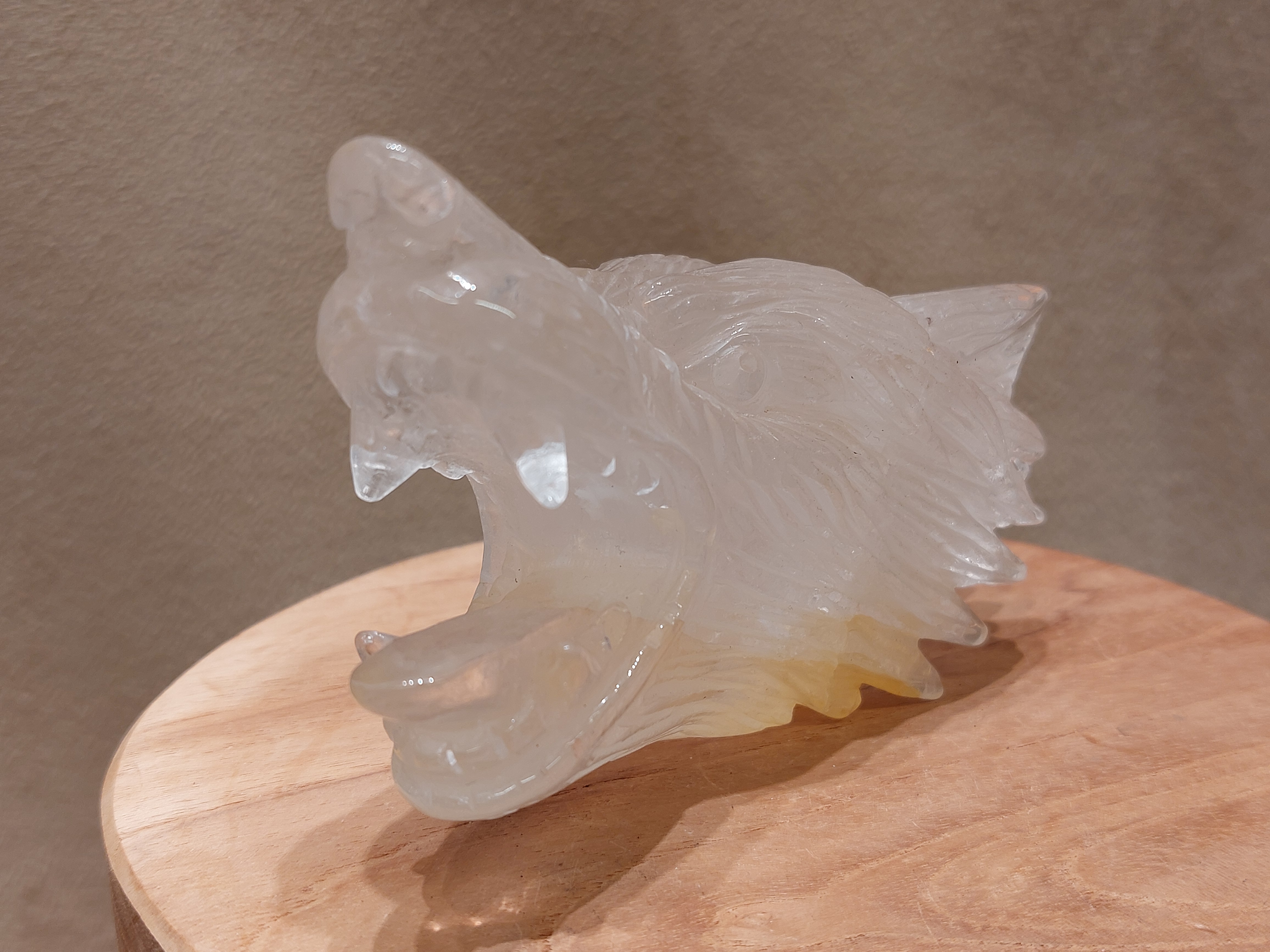 Bergkristal wolf