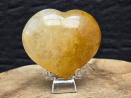 Golden healer of limoniet kwarts hart