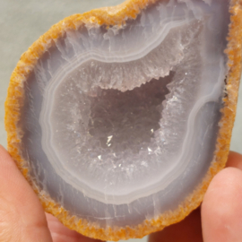 Agaat geode set/paartje