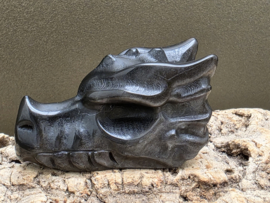 Zilver obsidiaan draak
