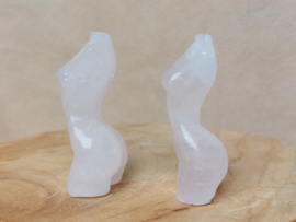 Rozenkwarts kleine vrouwen torso