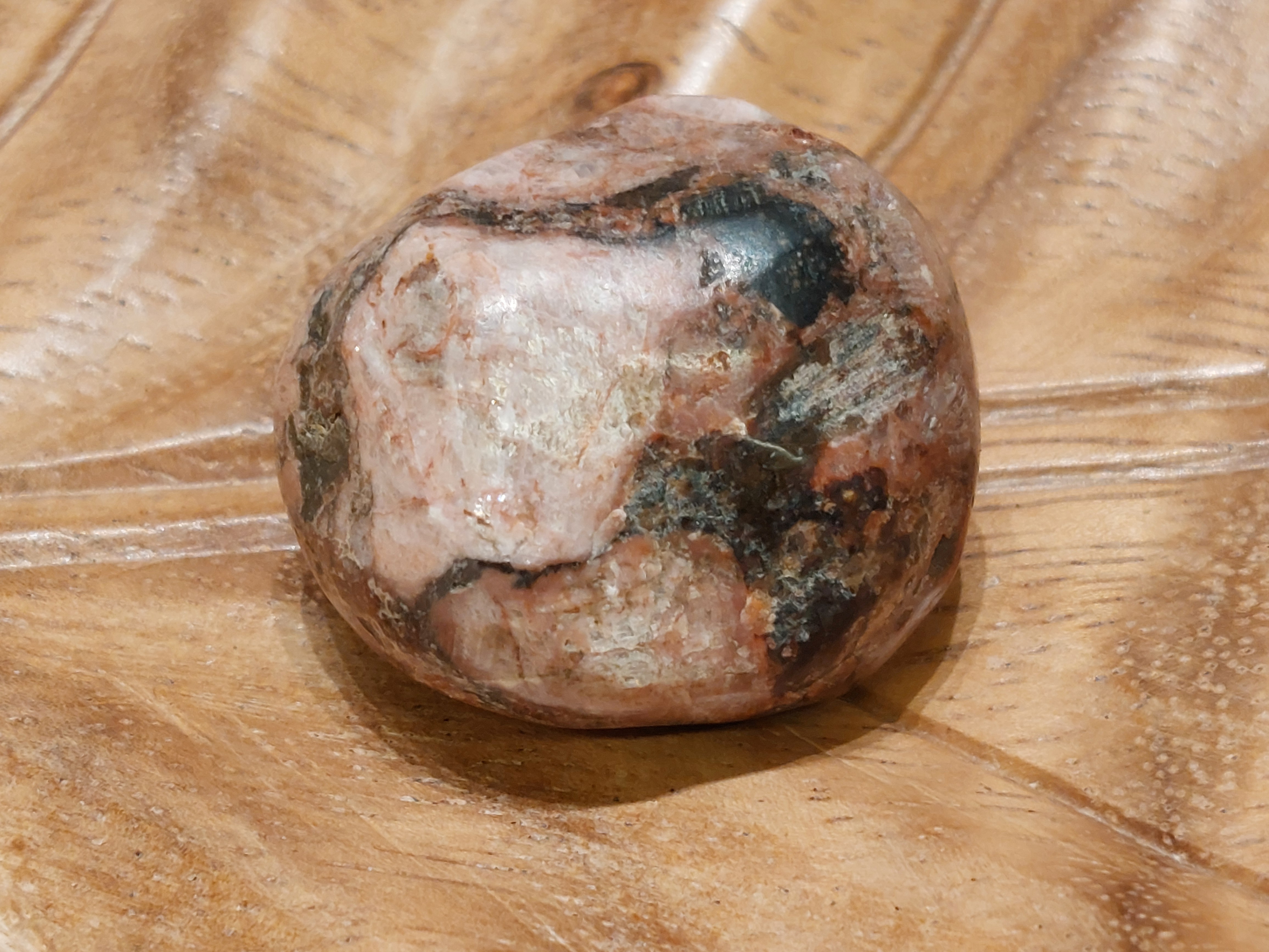 Kobalt calciet knuffelsteen