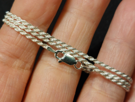 Zilveren ketting 42 cm