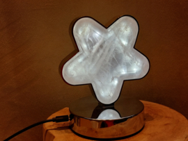 Rozenkwarts lamp stervorm