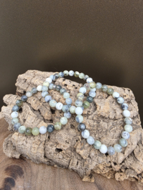 Merliniet groen armband 8 mm