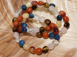Chakra nugget armband