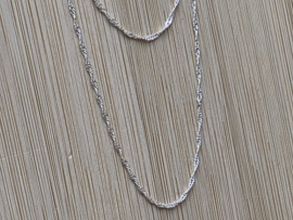Zilveren ketting 70 cm