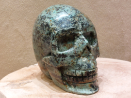 Turkoois human skull