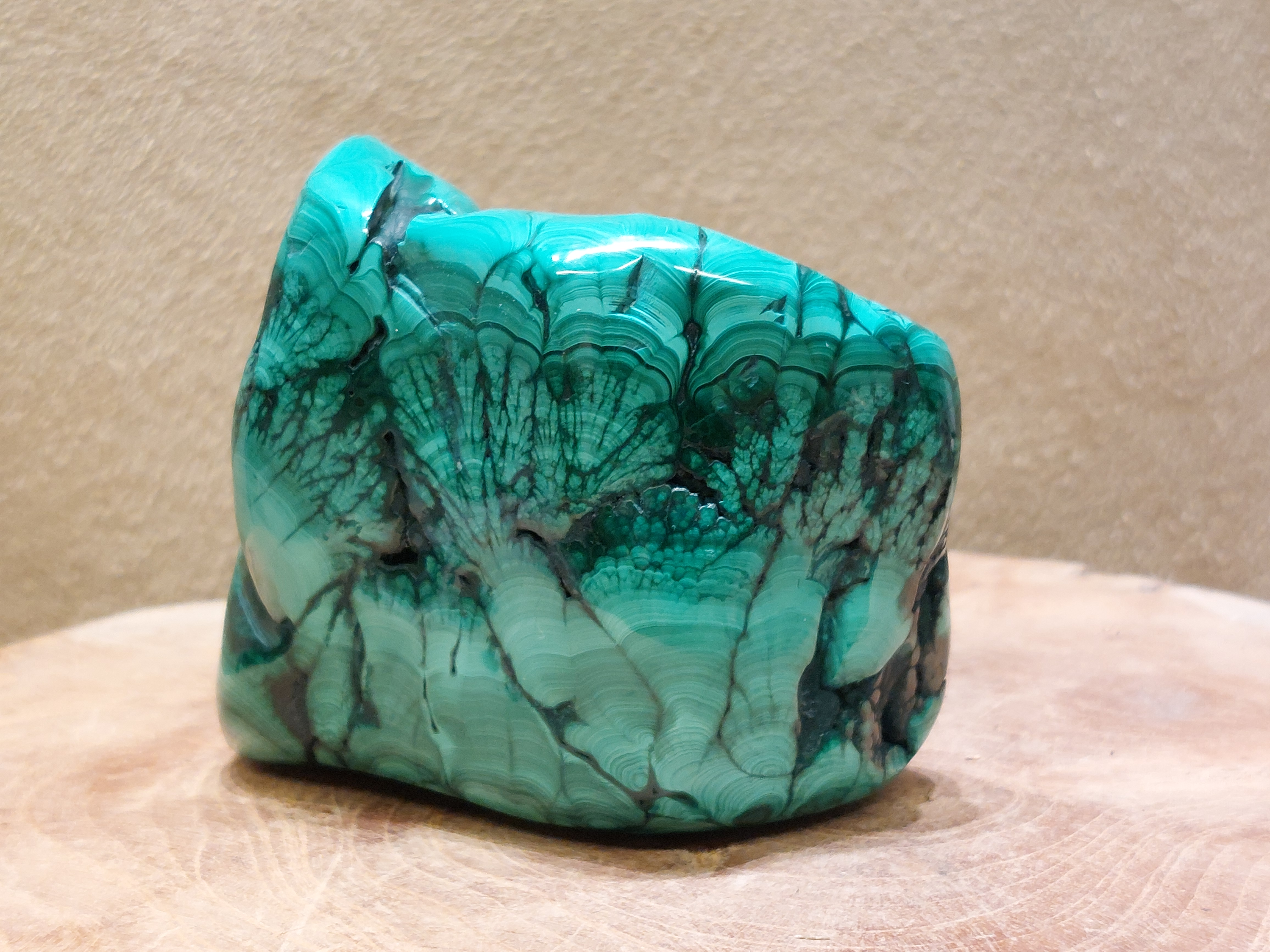 Malachiet sculptuur