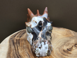 Sardonyx draak met labradoriet ogen