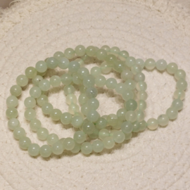 Jade kogelarmband 8 mm