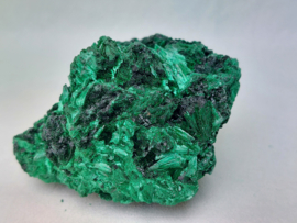 Malachiet ruw cluster/zijde malachiet, Congo