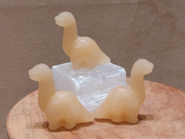 Oranje calciet dino