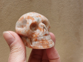 Zonnesteen human skull