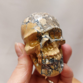 Maligano jaspis human skull