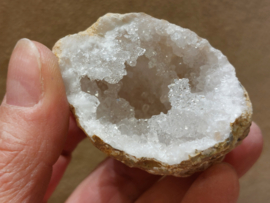 Bergkristal geode set