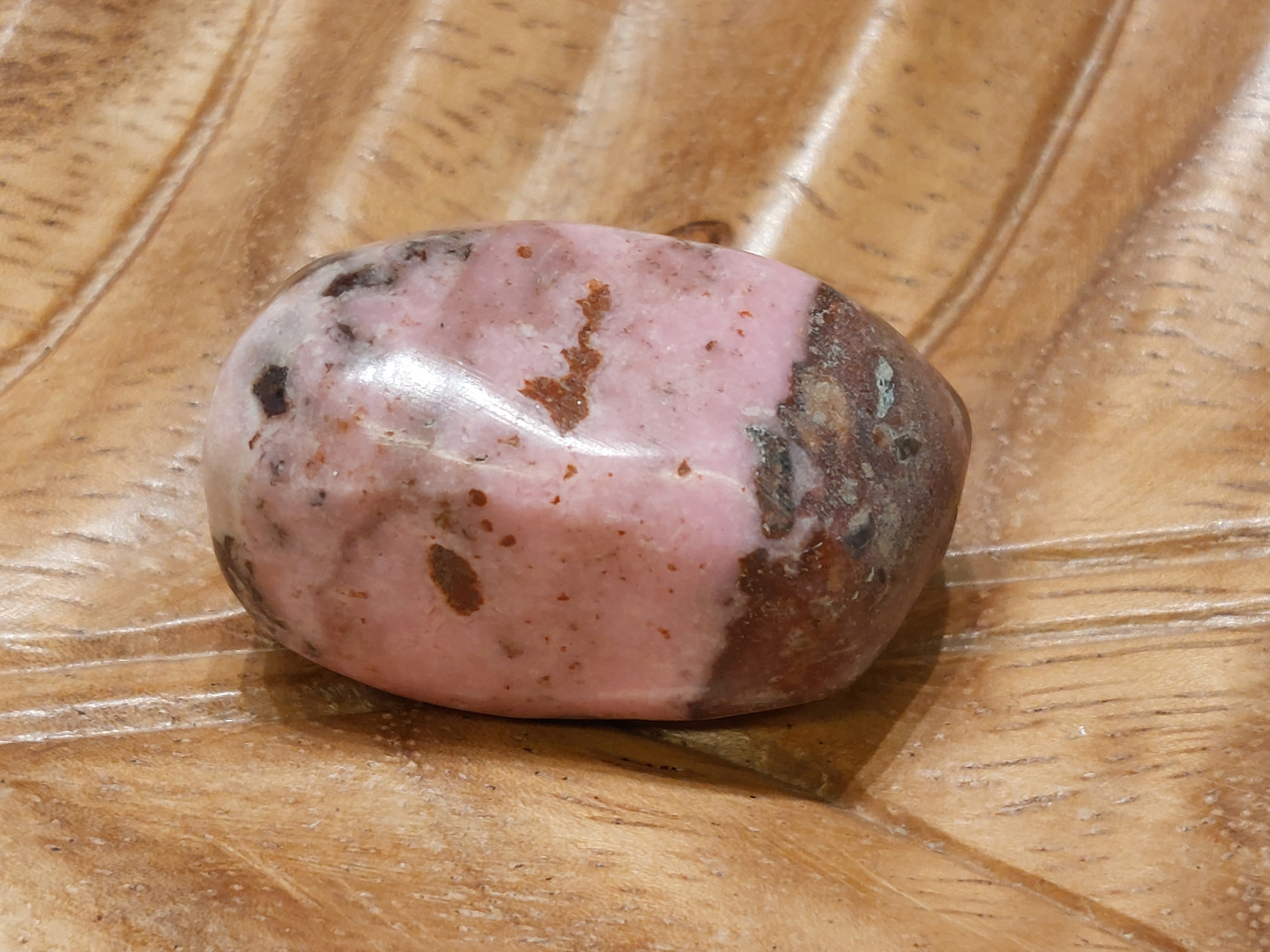 Kobalt calciet knuffelsteen