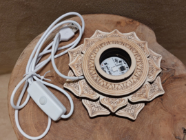 Lamp voor onder een edelsteen of mineraal