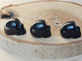 Zwarte obsidiaan skullie