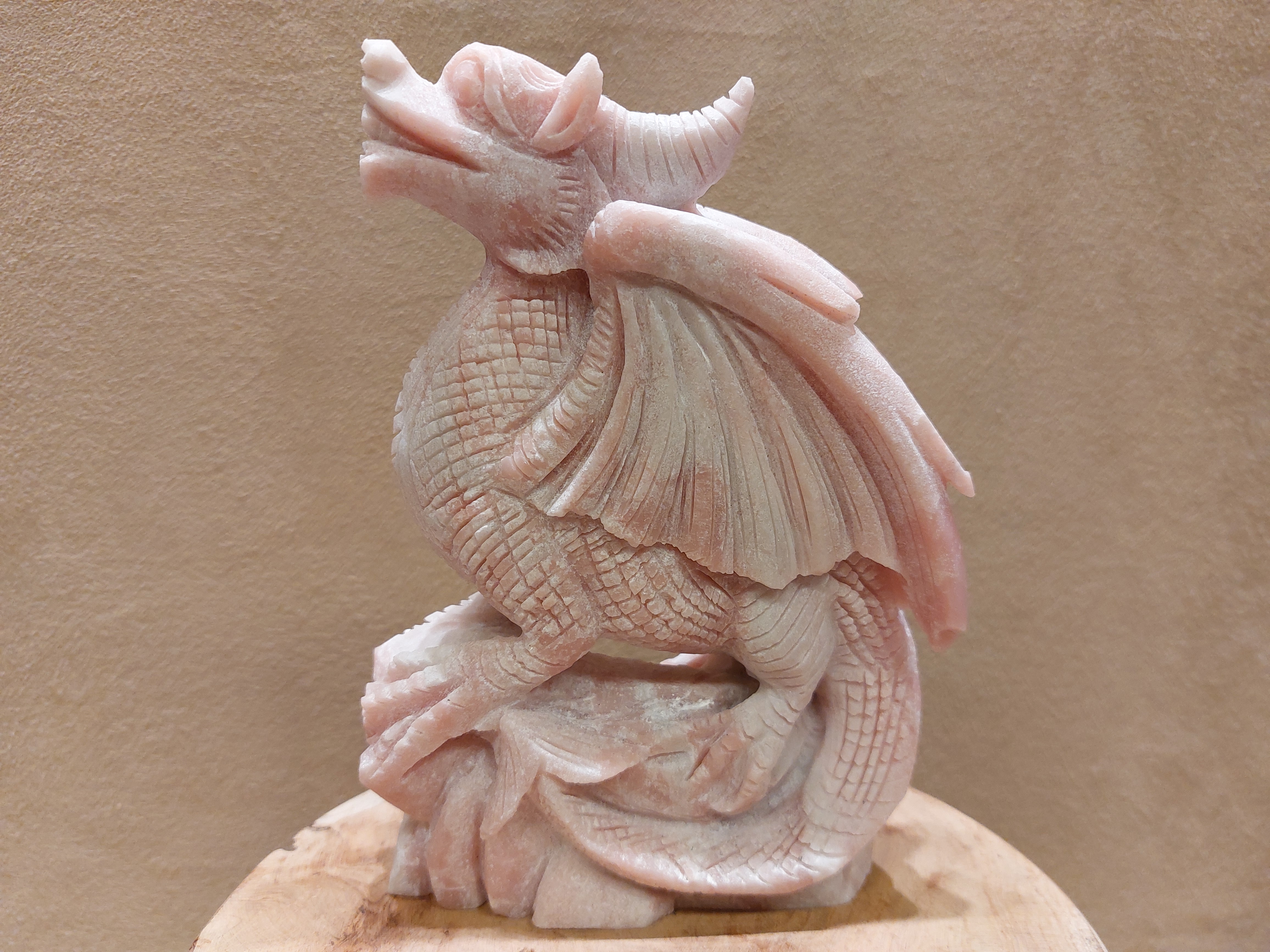 Roze calciet draak full body