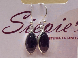 Amethist oorbellen in zilver