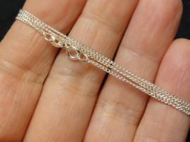Zilveren ketting 45 cm