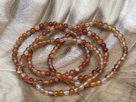 Carneool armband 4 mm