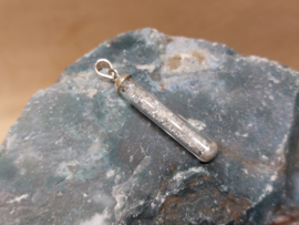 Herkimer diamantjes in glazen buisje hanger