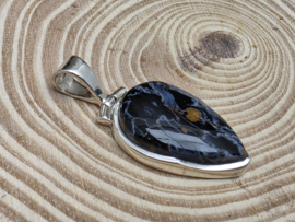 Pietersiet hanger in zilver