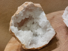 Bergkristal geode set