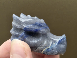 Blauwe kwarts draak