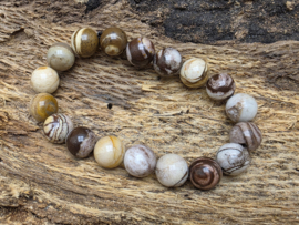 Cappuccino jaspis armband 10 mm