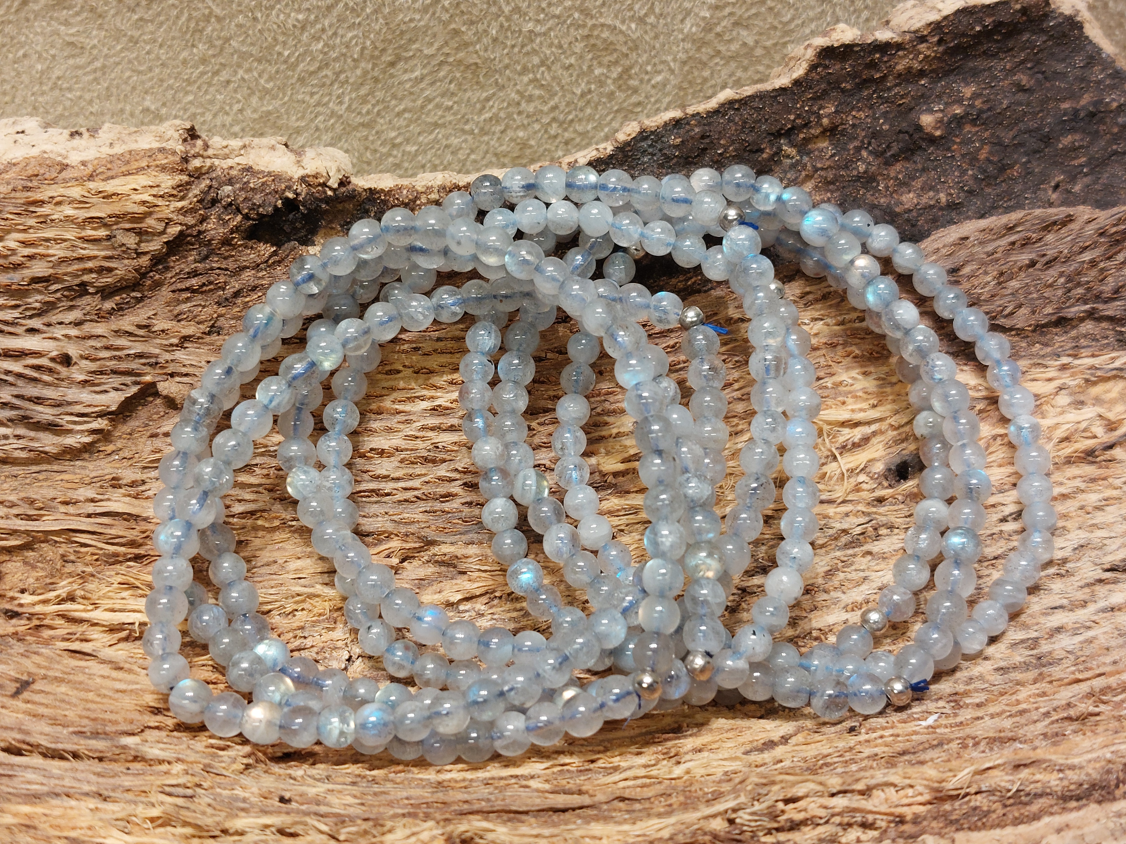 Labradoriet armband 4mm
