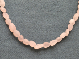 Luna rose ketting nugget met zilveren sluiting
