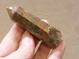Rhyoliet of regenwoud jaspis punt