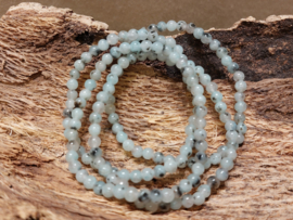 Kiwi jaspis kogel armband 4 mm