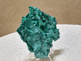 Malachiet ruw cluster/zijde malachiet, Congo