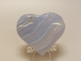 Chalcedoon of blue lace agaat hart