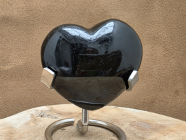 Zwarte toermalijn hart